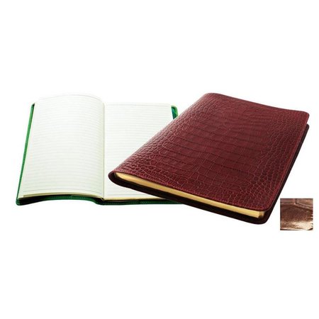 RAIKA 7in x 10in Lined Journal with Map Brown NI 141 BROWN